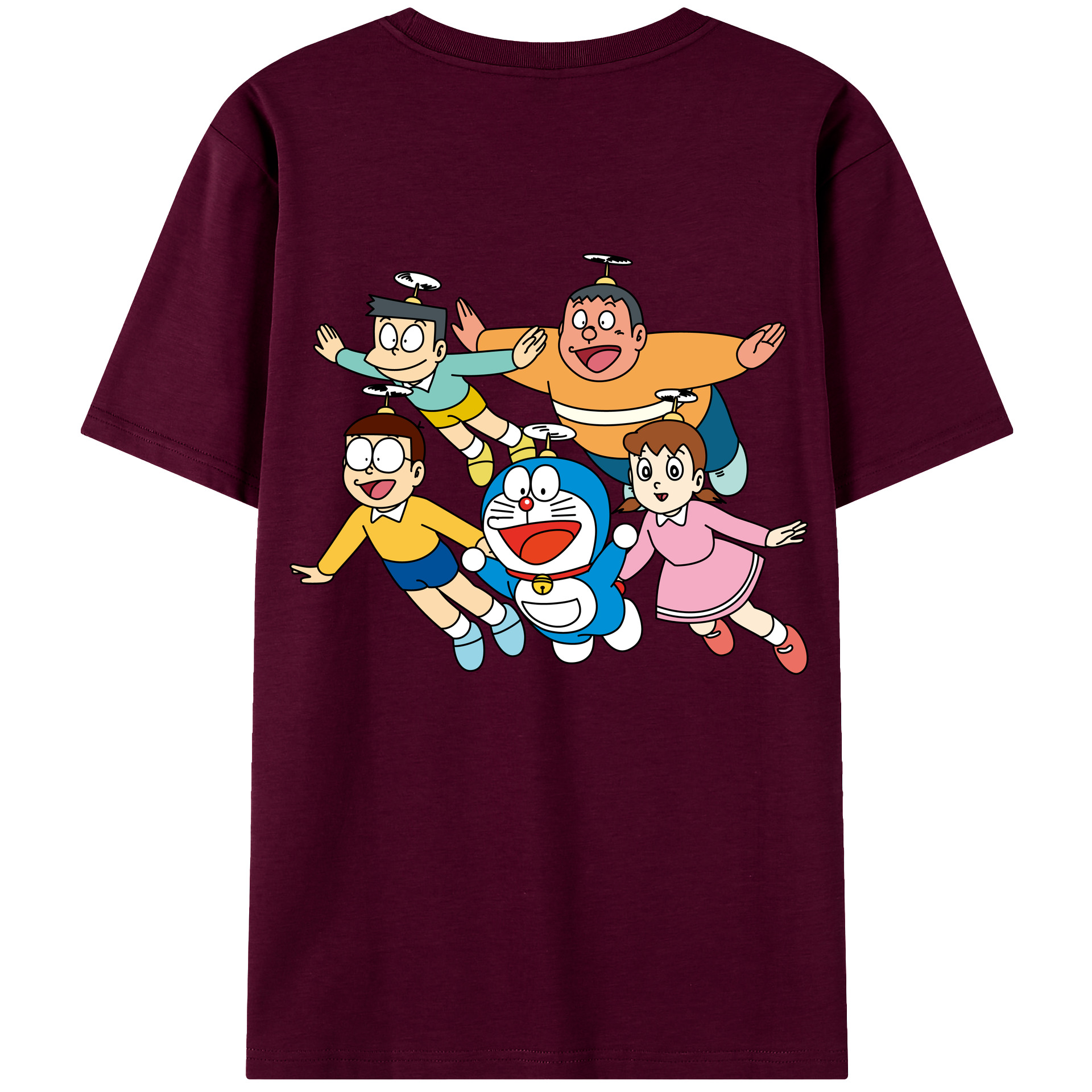（画像用） ドラえもん 骨川 スネ夫 Doraemon Honekawa Suneo レディース半袖Tシャツ(バックプリント)